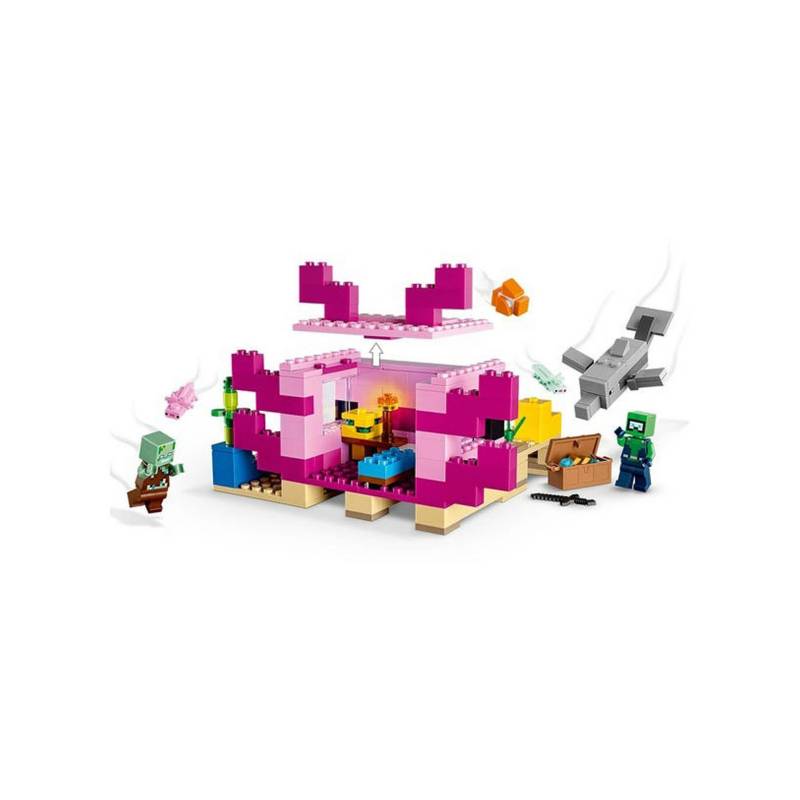 Lego Juegos De Construcción La Casa-Ajolote Rosa