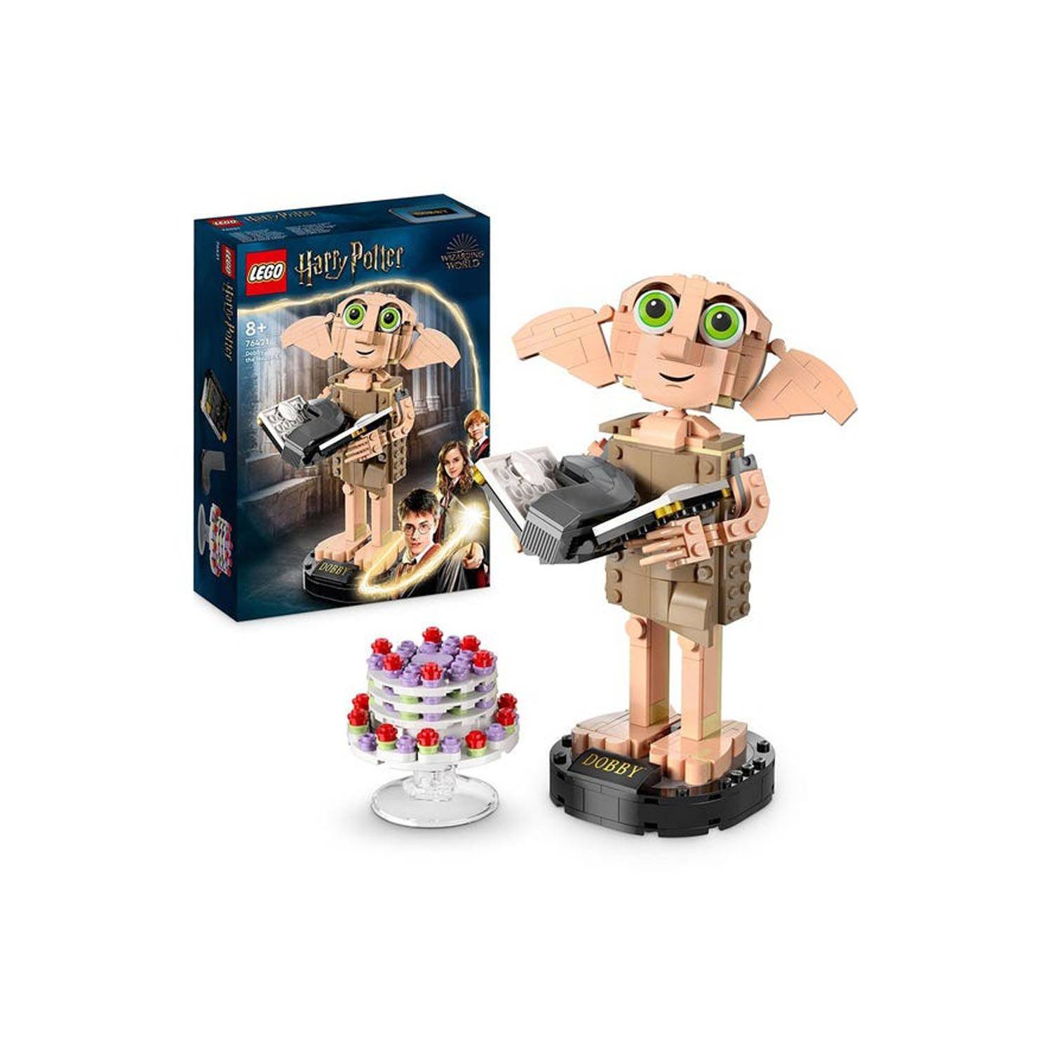 LEGO Harry Potter Dobby el elfo doméstico,76421 - Juego de juguetes de  construcción para niños de 8 años, niñas y niños de 8 años; modelo de