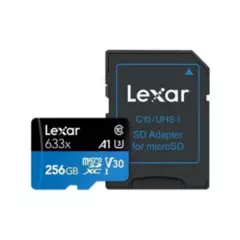 LEXAR - Memoria Micro SD 256GB Clase 10 U3 4K Nintendo Swtich