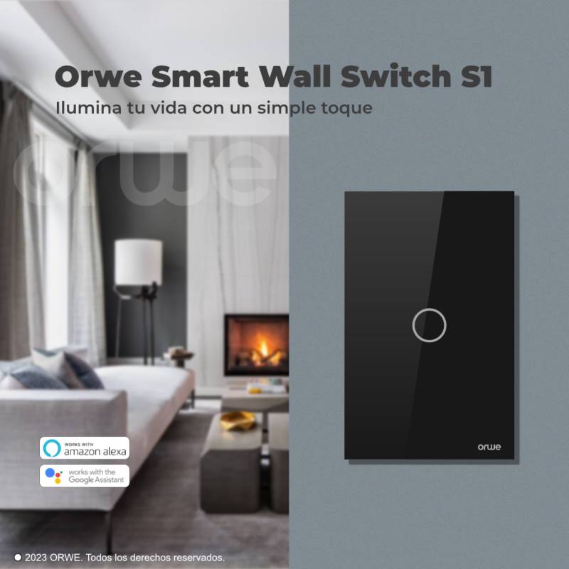 Enchufe Wifi 2 Interruptor Inteligente Smartlife Alexa Negro