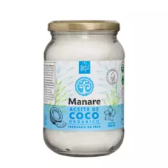 MANARE - Aceite de coco orgánico 500 ml - Manare Pack de 2