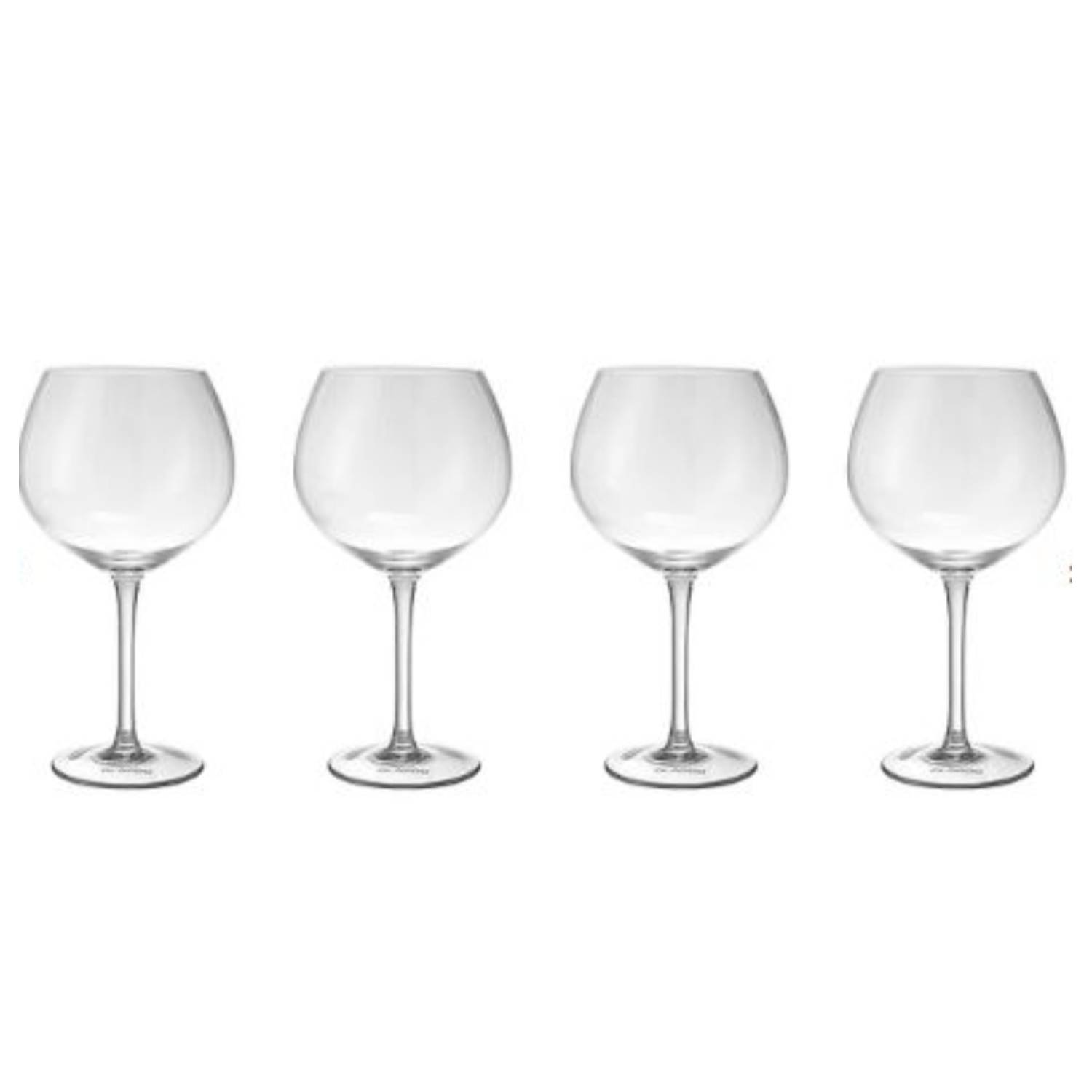 SET 4 VASOS VIDRIO WAYU