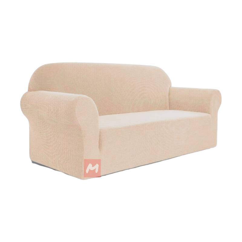 GENERICO Funda Cubre Sofa Protectora Beige - 3 Cuerpos