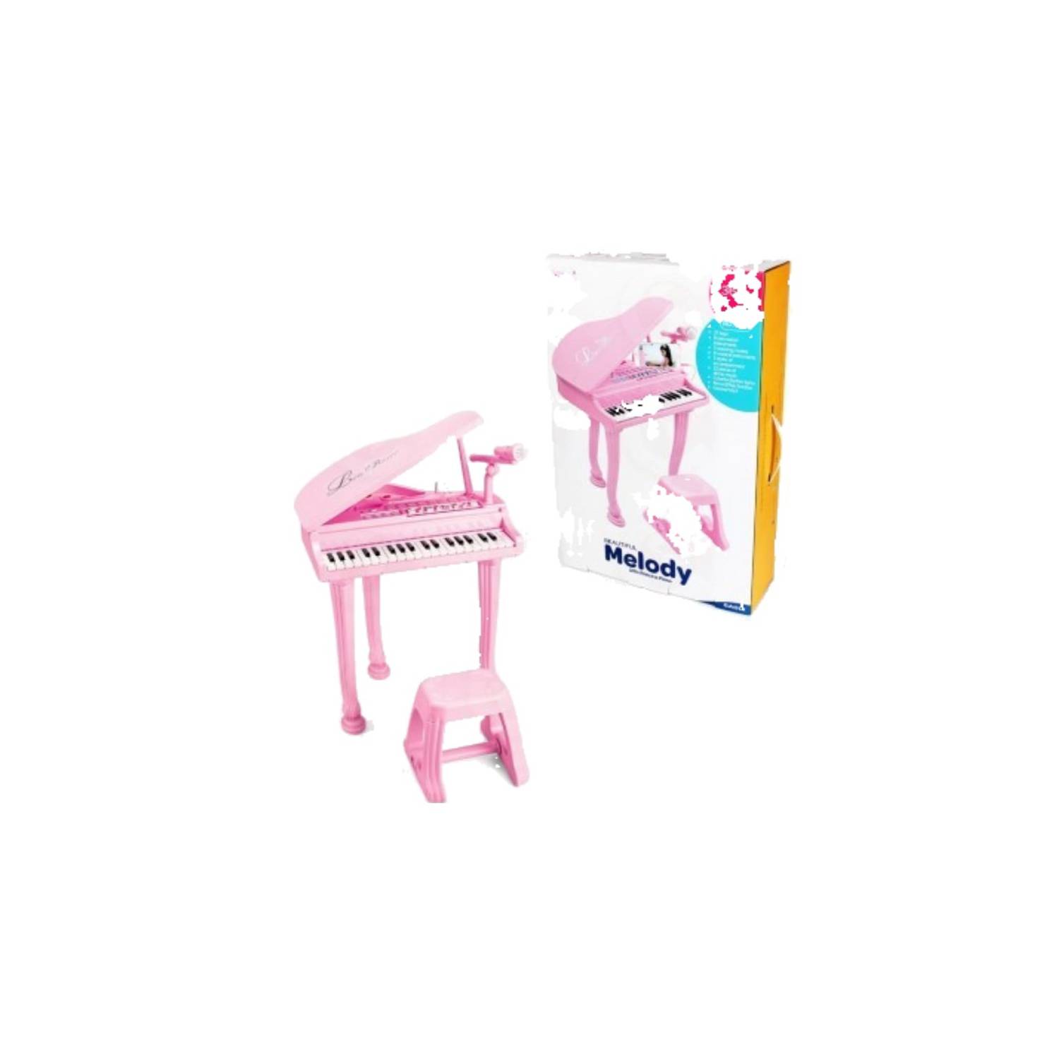 STAHAD Piano Para Crianças Piano Infantil Pianos Para Crianças Piano Em  Miniatura Delicado Mini Piano Com Cadeira Brinquedo Infantil Mini Móveis  Filho Modelo De Madeira Casa De Boneca