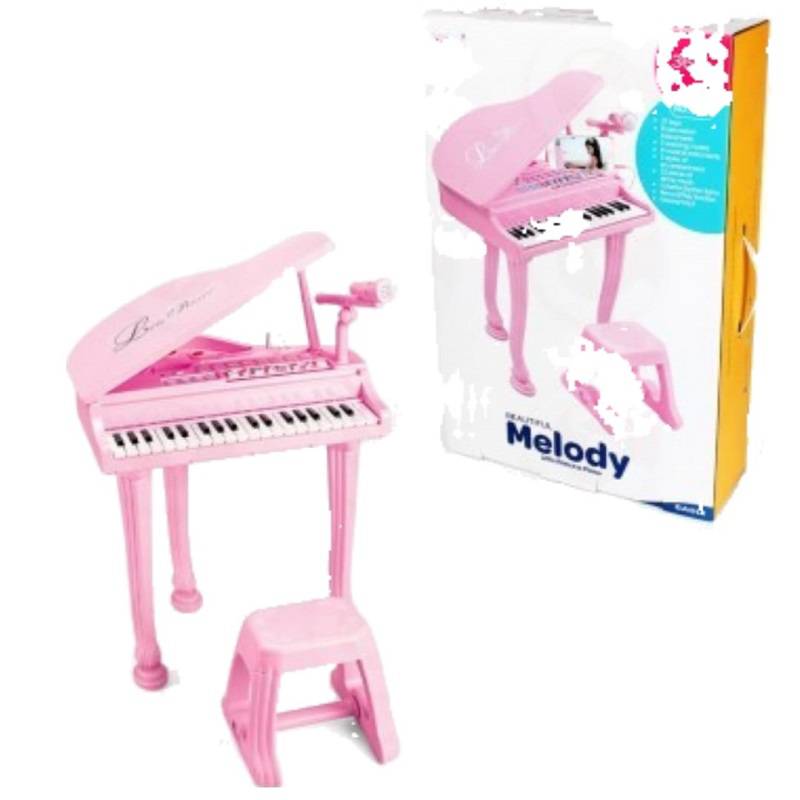 STAHAD Piano Para Crianças Piano Infantil Pianos Para Crianças Piano Em  Miniatura Delicado Mini Piano Com Cadeira Brinquedo Infantil Mini Móveis  Filho Modelo De Madeira Casa De Boneca