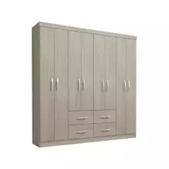 M DESIGN - closet 8 puertas 4 cajones crema