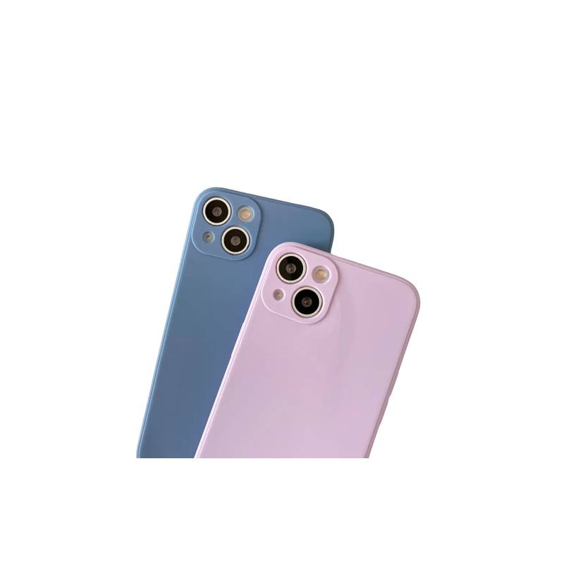 GENERICO Carcasa Silicona Slim para iPhone 15 Pro / Lila