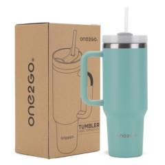 ONE2GO - Vaso Termico Mug 1,2L Inox Frio Calor - Verde