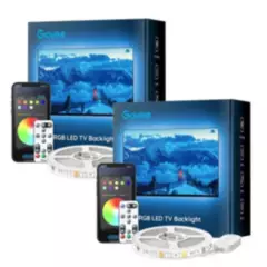 GOVEE - Pack 2x Retroiluminación LED Bluetooth Govee RGB para TV