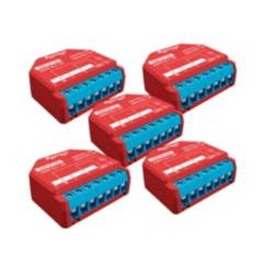 SHELLY - Pack 5x Interruptor Relay Plus 1PM UL Shelly