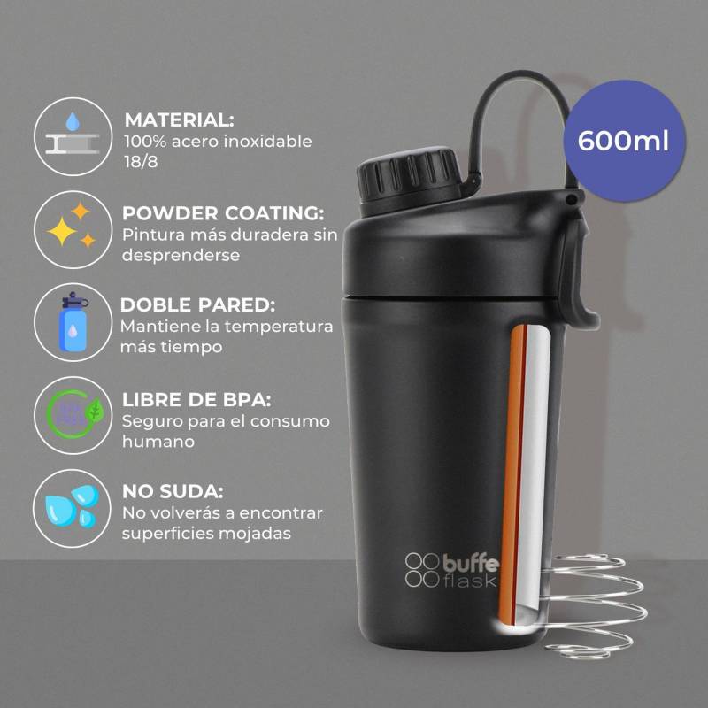 Shaker Proteina Vaso Shaker Acero Inoxidable Shaker Gym