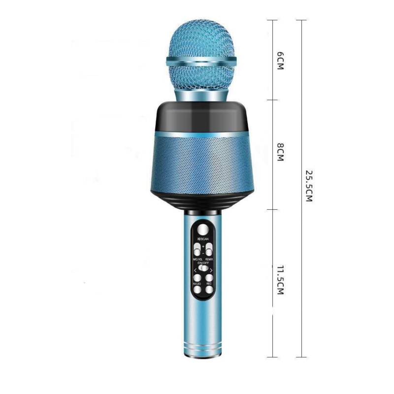 Micrófono Inalámbrico Bluetooth Karaoke Led Ultravoice GENERICO