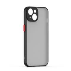 GENERICO - Carcasa Semi Transparente Negro Para iPhone 15 Pro