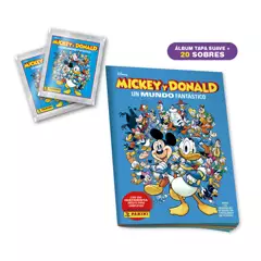 PANINI - Pack Mickey y Donald (Álbum + 20 Sobres)