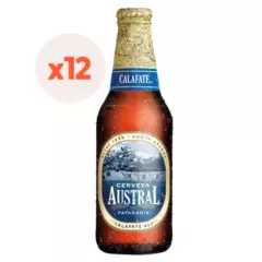 AUSTRAL - 12X Cerveza Austral Calafate Botellín 5° 330Cc