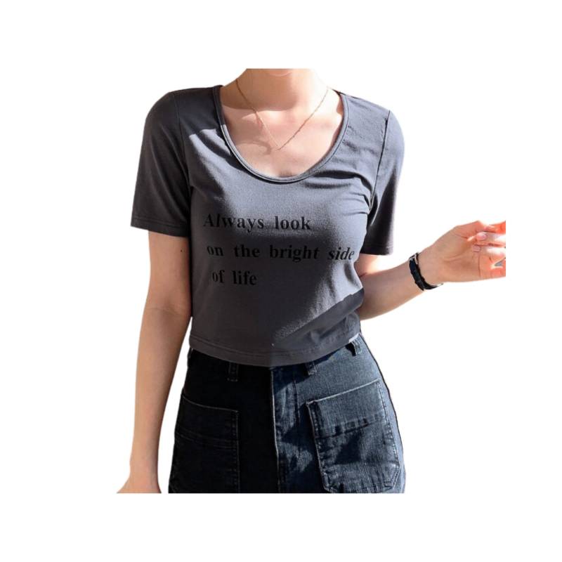 Genérico Camiseta Mujer Vestir Casual Camiseta Mujer Manga Corta