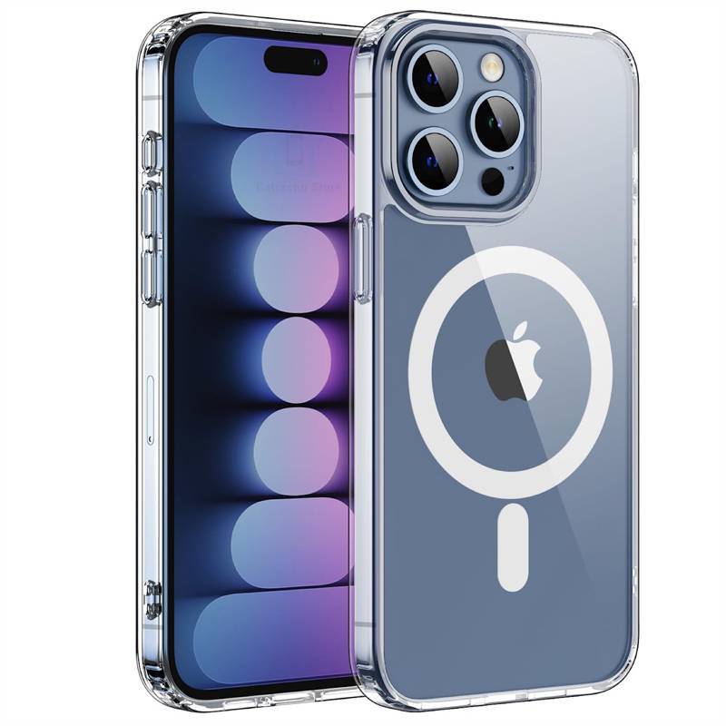 Funda Clear Case con MagSafe para iPhone 15 Pro Max - Transparente GENERICO