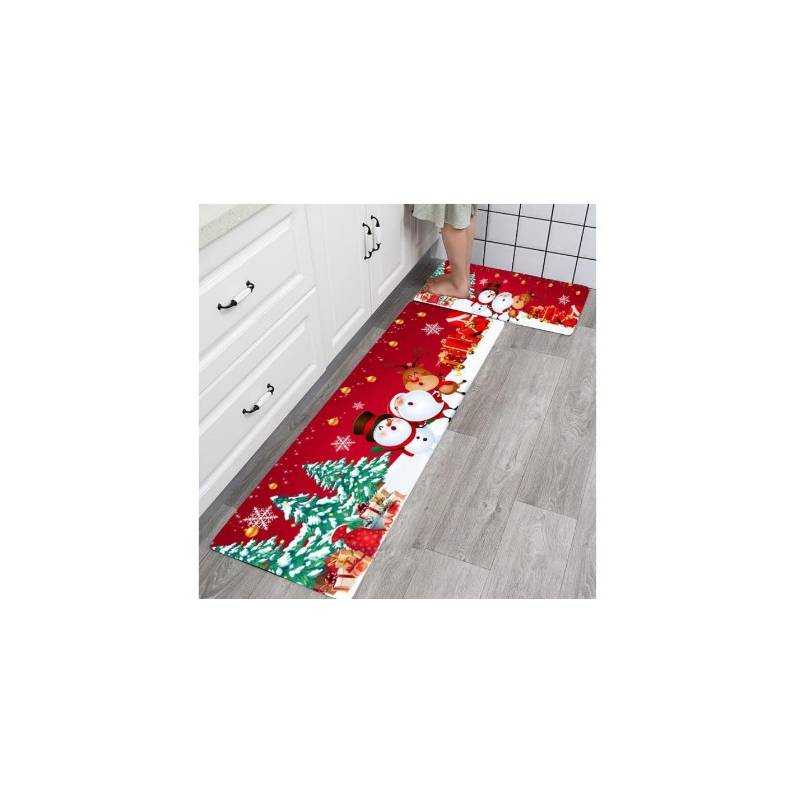 Ripley - PACK X 2 ALFOMBRA DECORATIVA TAPETE ANTIDESLIZANTE COCINA