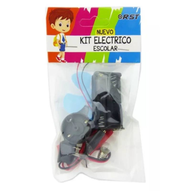 GENERICO Kit Eléctrico Circuito Escolar 7 Piezas Proyecto Eléctrico