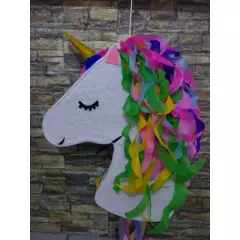 GENERICO - Piñata unicornio de 40cm de alto