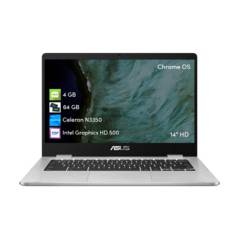 ASUS - Notebook Chromebook Asus Celeron 4gb 64gb Chrome Os Hd 14'