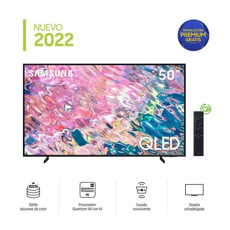 SAMSUNG - TELEVISOR SAMSUNG SMART 50 QLED UHD 4K QN50Q60BAK 2022