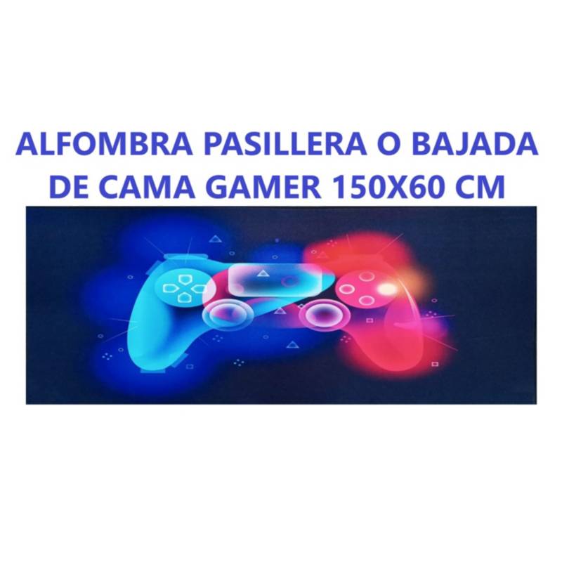 SMARTY - Alfombra Gamer Lisa Pasillera Juvenil Infantil Illuminate Control 150x60 CM
