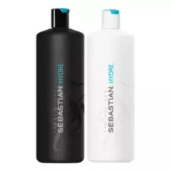 SEBASTIAN - Pack Shampoo y Acondicionador Profesional Humectación 1L cu Sebastian
