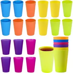 Pasteleria - X24 Set De Vasos Vasos Plastico Vasos Reutilizables De Fiesta