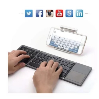 Mini Teclado Bluetooth Inalambrico Touchpad Plegable/ 240042