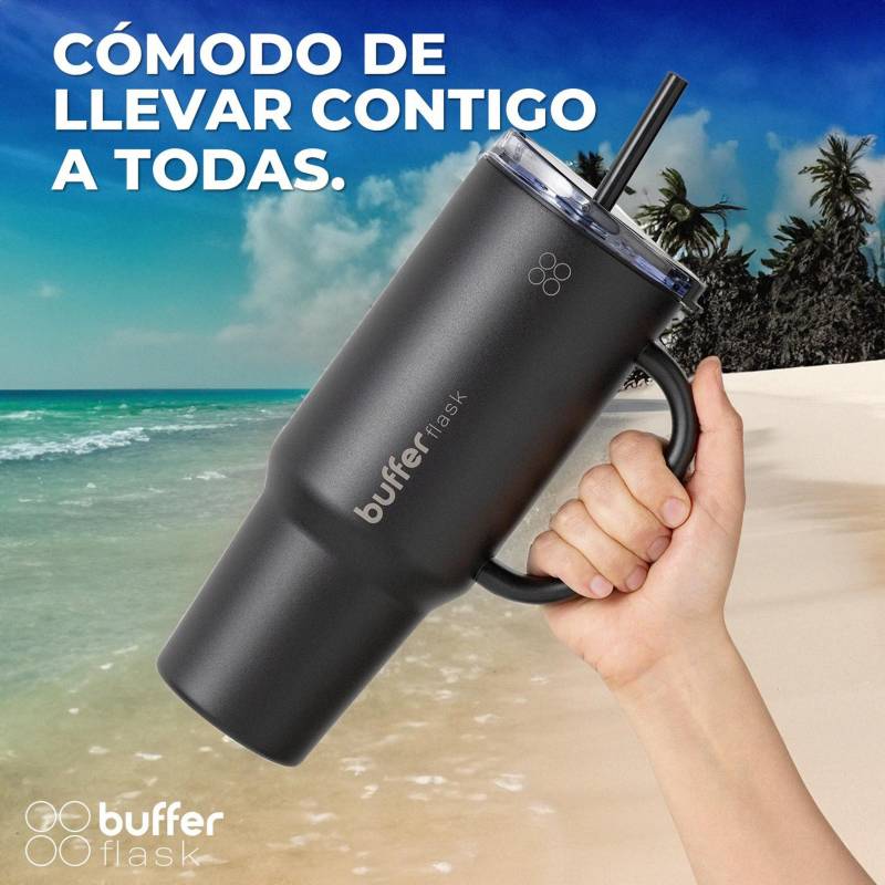 Vaso Termico Mug Buffer 1,2 Lt Acero Inoxidable Frio Y Calor