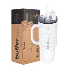 BUFFER FLASK - Vaso Termico Mug Buffer 1,2 Lt  Inox Frio  Calor - Crema