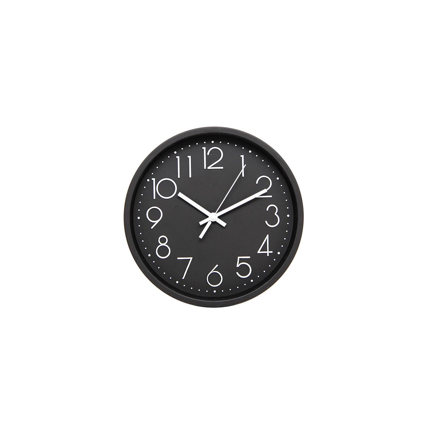 TUNNIS Reloj de pared, baja tensión/negro, 30 cm - IKEA Chile