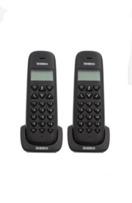 Telefono Inalambrico Duo Uniden At3102-2 Black