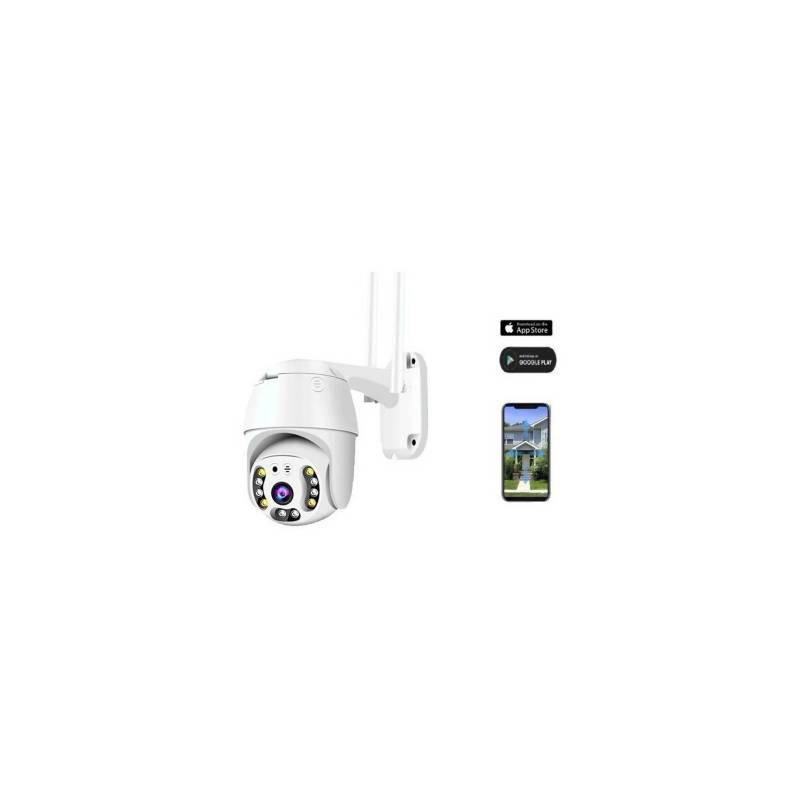GENERICO Pack X2 Camara Ip Vigilancia Exterior Seguridad Wifi Yoosee
