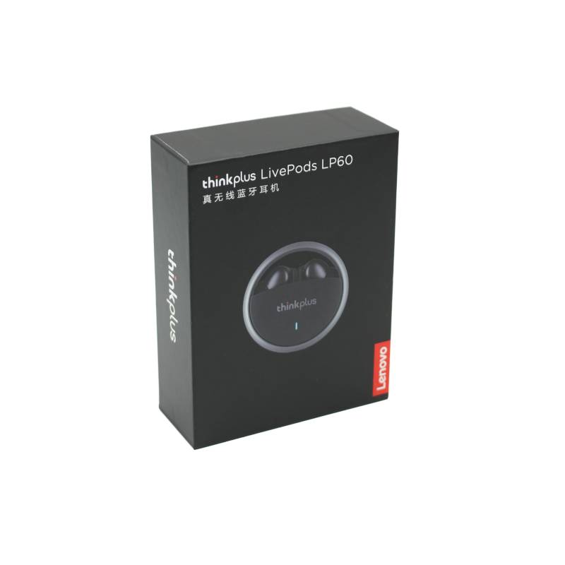 Lenovo LP60 TWS Auriculares inalámbricos Bluetooth 5.3 con reducción de  ruido (negro)