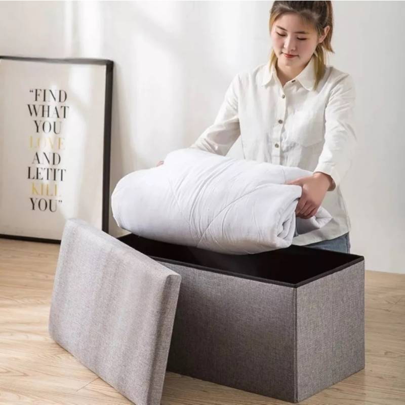 HOMER DESIGN Mini Sofa De Bolsa Puff Xl Para Dormitorio Living 110x130 Cm
