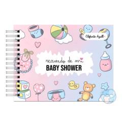 ELEFANTE AZULL - Libro de Recuerdos del Baby Shower