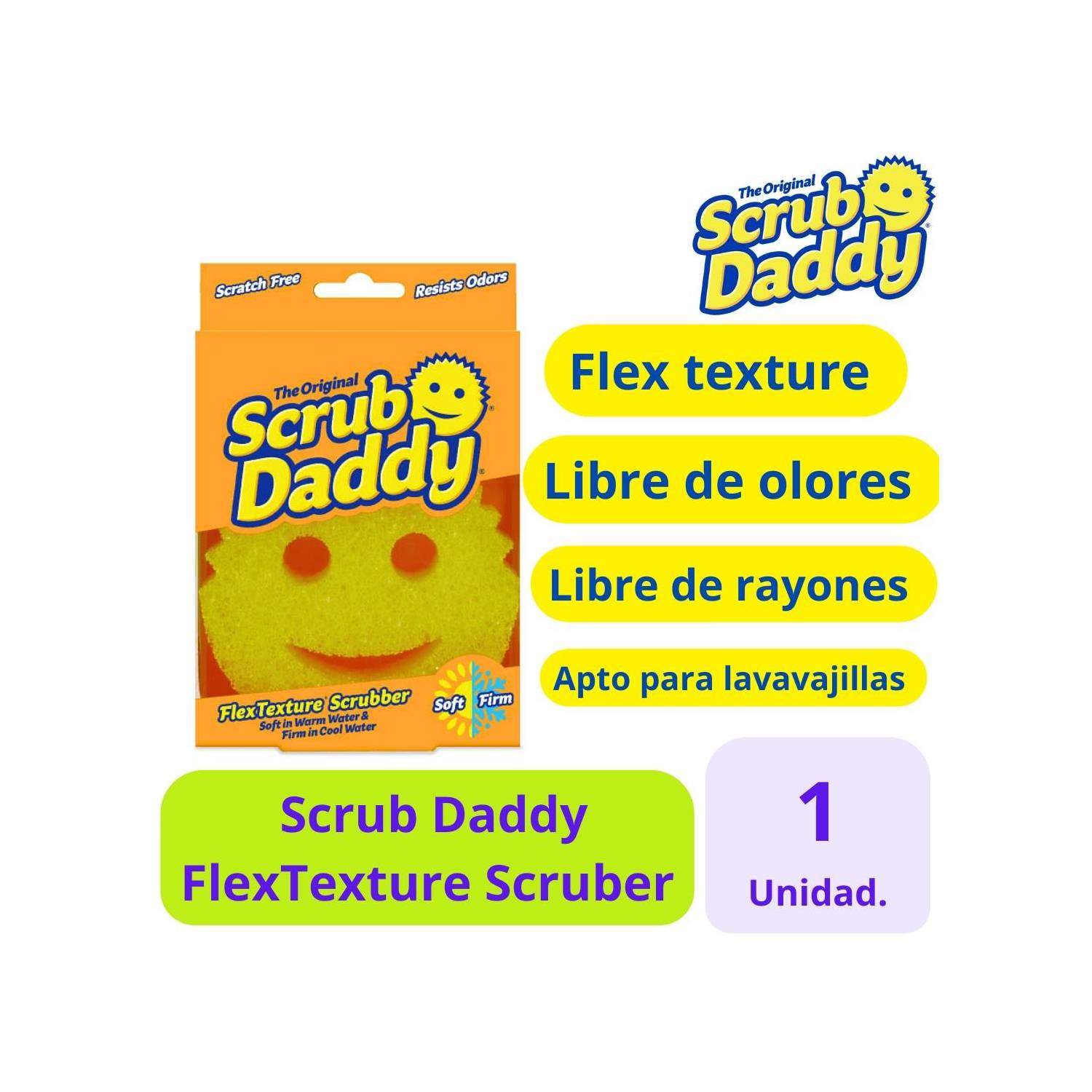 SCRUB DADDY Scrub Daddy Esponja Original