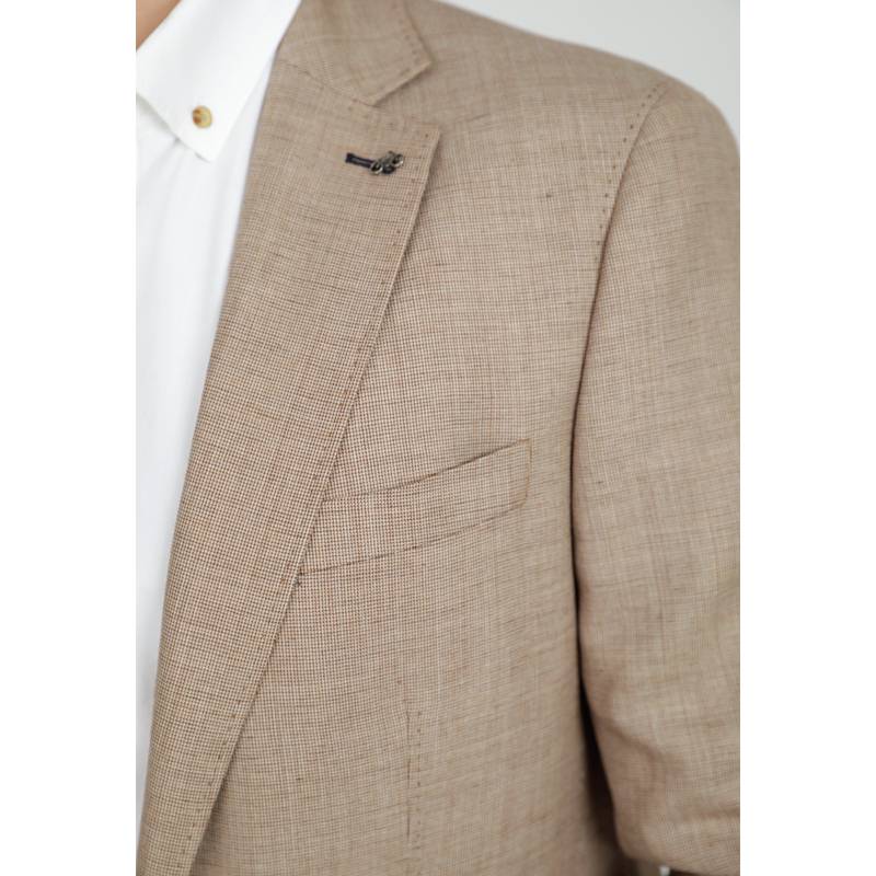 Chaqueta hombre Casual Slim Fit Cotati Lana Beige