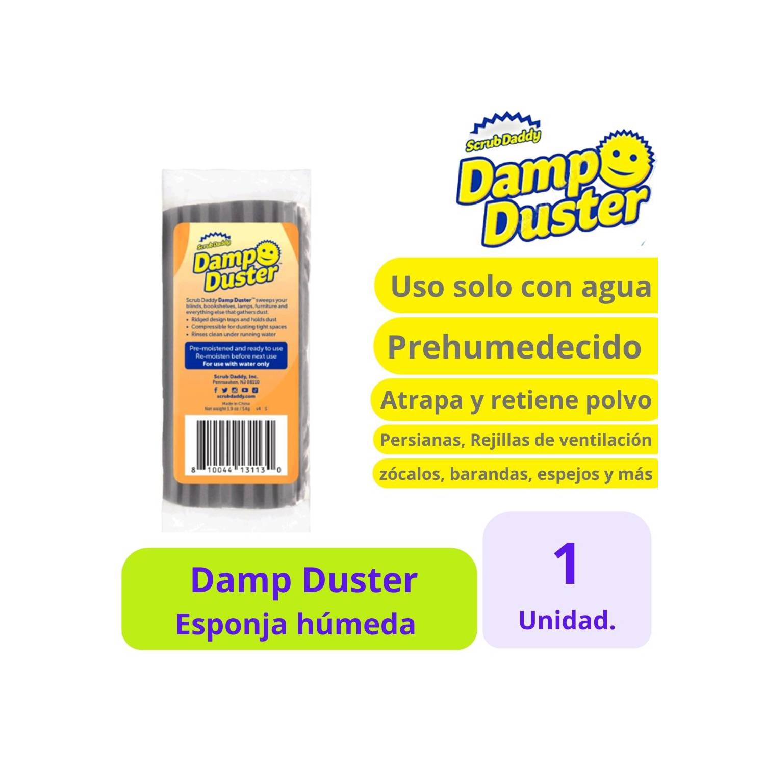 Conoce al Damp Duster de Scrub Daddy! 🧼 Una solución rápida para