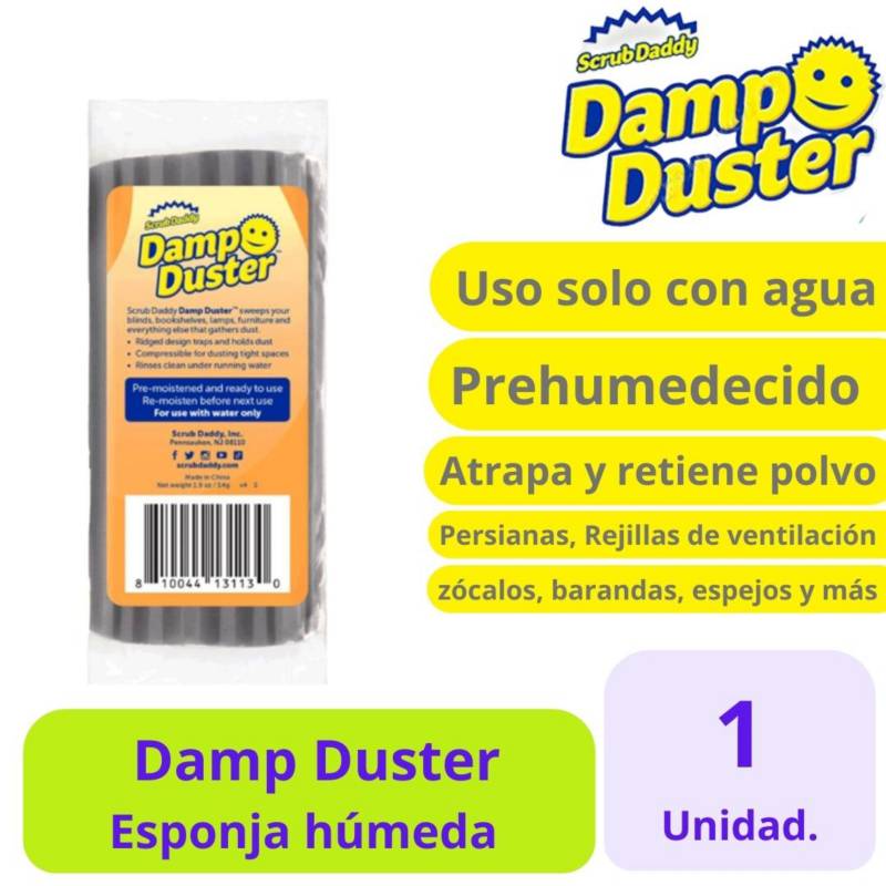 Esponja Húmeda Atrapa Polvo Damp Duster (1 unidad) Scrub Daddy®