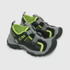 COLLOKY - Sandalia de niño outdoor calce fácil (21 a 27) Negro 23
