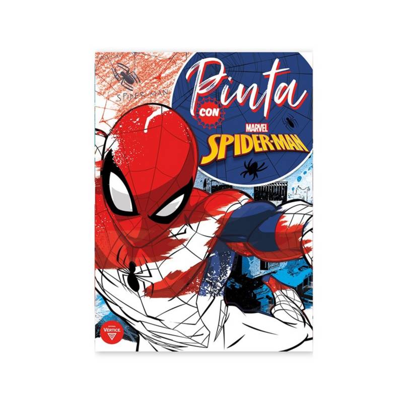 VERTICE - Libro para colorear simple Spider Man