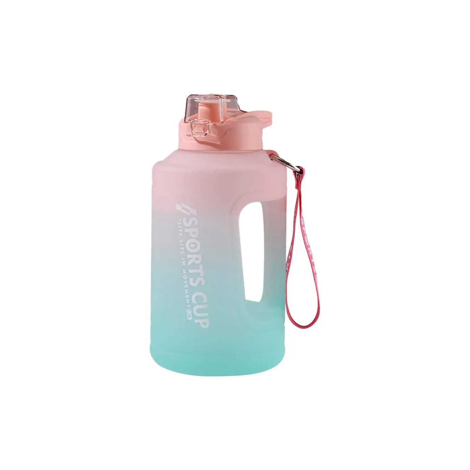 Botella de agua de fitness de 1.5 L, botella de agua de gradiente de moda,  saludable, de gran capaci…Ver más Botella de agua de fitness de 1.5 L