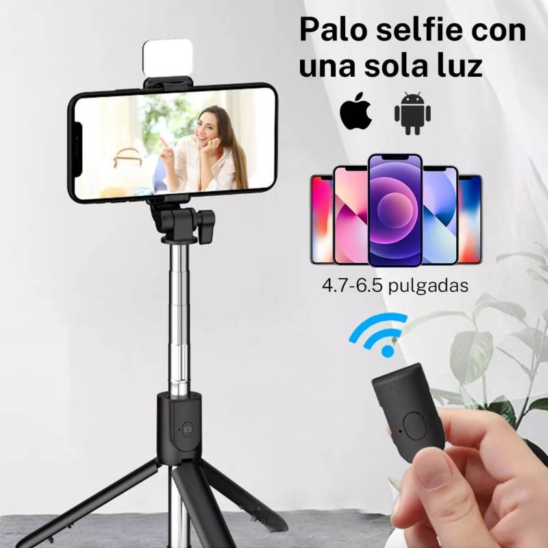 GENERICO Palo Selfie Trípode Portátil Con Bluetooth Y Control Remoto