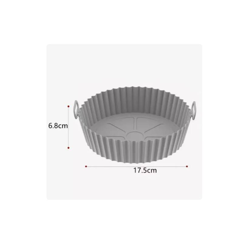 GENERICO Molde De Silicona Para Pasteles En Freidora De Aire-GRIS