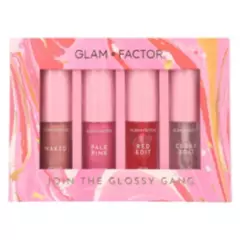 GLAM FACTOR - Set de Labiales Join the Glossy Gang N23