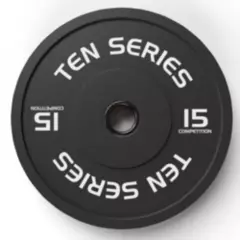 TEN SERIES - Disco Olímpico Bumper Ten Series 15 Kg