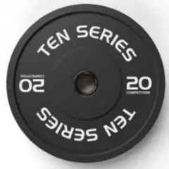 TEN SERIES - Disco Olímpico Bumper Ten Series 20 Kg